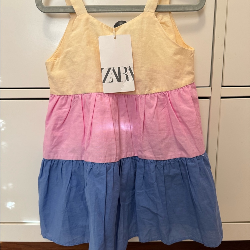 Zara Girl Colorblock Dress 2-3yr